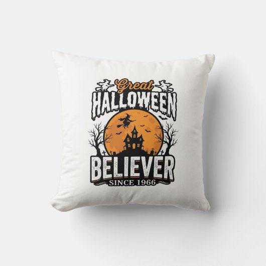 ヴィンテージ ハロウィン信者 1966年から グラフィック_1 クッション (正面)