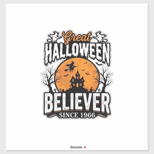 ヴィンテージ ハロウィン信者 1966年から Graphic_1 シール (シート)