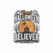 ヴィンテージ ハロウィン信者 1966年から Graphic_1 シール (正面)