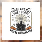 ヴィンテージ ハロウィン おばけ お菓子 Tシャツ デザイン_1 ウィンドウサイン (シート2)