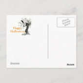 ヴィンテージ ハロウィン アーサー・ラックハム 魔法使い ポストカード (裏面)