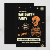 ヴィンテージ ハロウィン インビテーション, ハロウィンナイト 招待状 (正面/裏面)