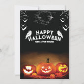 ヴィンテージ ハロウィン インビテーション, ハロウィン パーティー 招待状 (正面)