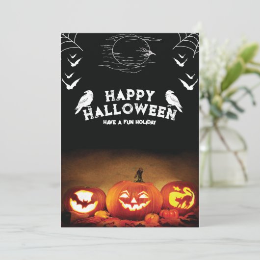 ヴィンテージ ハロウィン インビテーション, ハロウィン パーティー 招待状 (スタンド正面)