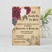  ヴィンテージ ハロウィン ウェディング  招待状 (スタンド正面)