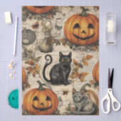 ヴィンテージ・ハロウィン・エフェメラ 薄葉紙 (クラフト)