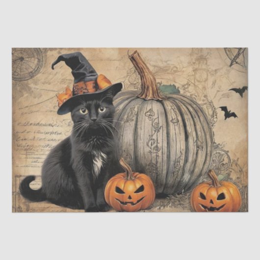 ヴィンテージ・ハロウィン・エフェメラ 薄葉紙 (正面)