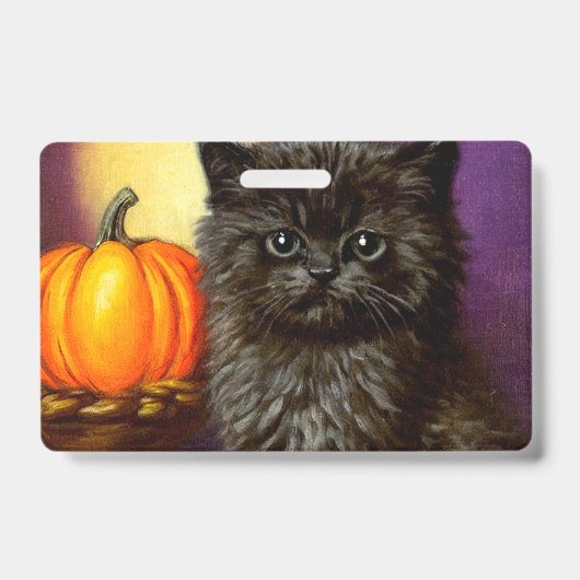 ヴィンテージ ハロウィン キティ バッジ (正面)