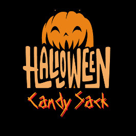 ヴィンテージ・ハロウィン・キャンディサック トートバッグ