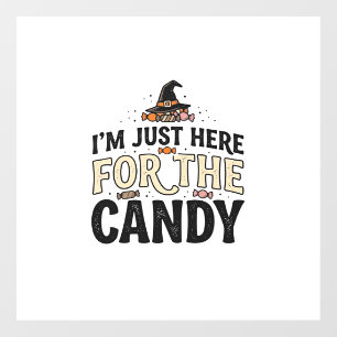 ヴィンテージ ハロウィン キャンディ ウィッチ ハット Tシャツ デザイン 1 ウィンドウサイン