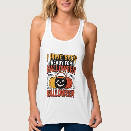 ヴィンテージ ハロウィン キャンディ バケツ Tシャツ デザイン (正面)