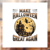 ヴィンテージ ハロウィン グレート アゲイン 幽霊屋敷 デザイン ウィンドウサイン (シート2)