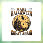 ヴィンテージ ハロウィン グレート アゲイン 幽霊屋敷 デザイン ウィンドウサイン (シート3)