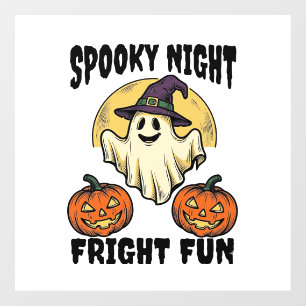 ヴィンテージ ハロウィン ゴースト スケアリー パンプキン Tシャツ_1 ウィンドウサイン
