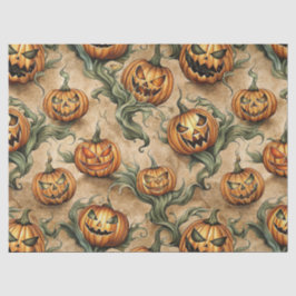 ヴィンテージ・ハロウィン・ジャックオーランタン・ツインパターン 薄葉紙