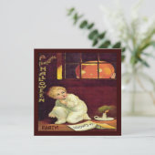 ヴィンテージ ハロウィン スリリング 招待状 (スタンド正面)