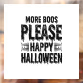 ヴィンテージ・ハロウィン・タイポグラフィデザイン もっとブー！ ウィンドウサイン (シート2)