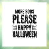 ヴィンテージ・ハロウィン・タイポグラフィデザイン もっとブー！ ウィンドウサイン (シート3)
