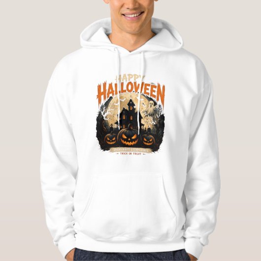 ヴィンテージ ハロウィン ドクロ 悪霊の棲む屋敷 Tシャツ (正面)