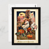 ヴィンテージ ハロウィン ナイトメア ポストカード (正面/裏面)