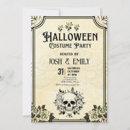 ヴィンテージ ハロウィン パーティー 大人向け かぼちゃ 招待状