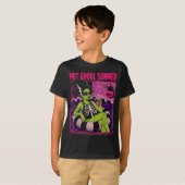 ヴィンテージ ハロウィン ビーチ サマーウィーン テール Tシャツ (正面フル)