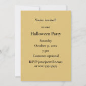 ヴィンテージ ハロウィン ブラックキャット & オウル ウィッチハット ムーン (裏面)