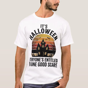 ヴィンテージ・ハロウィン・ホーンテッドハウス・グッドスケアTシャツ_1 Tシャツ
