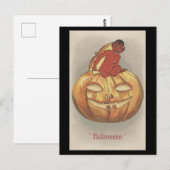 ヴィンテージ・ハロウィン ポストカード (正面/裏面)
