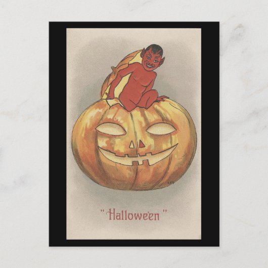 ヴィンテージ・ハロウィン ポストカード (正面)