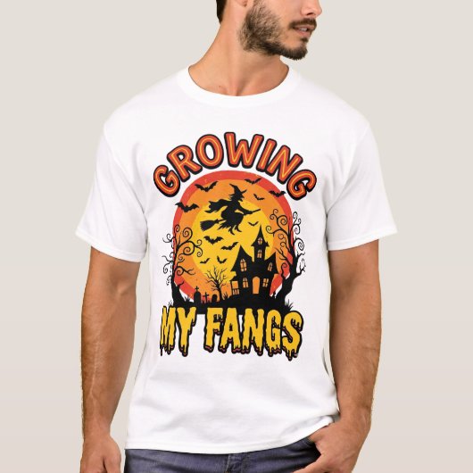 ヴィンテージ・ハロウィン・ヴァンパイアTシャツ_1 Tシャツ (正面)