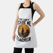 ヴィンテージ ハロウィン 先生 怖い 学校 Tシャツ デザイン エプロン (インサイチュ)