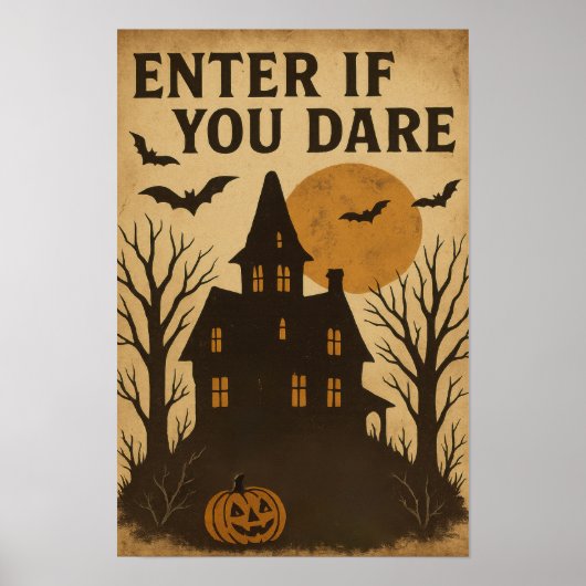 ヴィンテージ・ハロウィン 入るなら今がチャンス ポスター (正面)