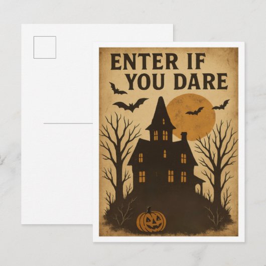 ヴィンテージ・ハロウィン 入るなら今がチャンス ポストカード (正面/裏面)