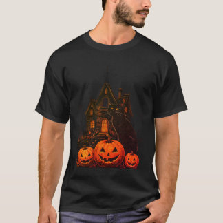 ヴィンテージ ハロウィン 幽霊屋敷 Tシャツ