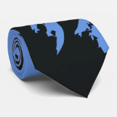 ヴィンテージ ハロウィン、怖い幽霊の家と魔女 ネクタイ (ロール)