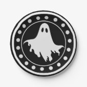 ヴィンテージ ハロウィン 怪奇 ペーパープレート (正面)