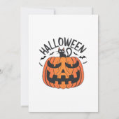 ヴィンテージ ハロウィン  招待状 (裏面)