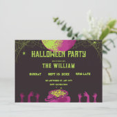 ヴィンテージ ハロウィン 招待状 (スタンド正面)