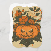 ヴィンテージ/ハロウィン/秋/かぼちゃ (正面/裏面)