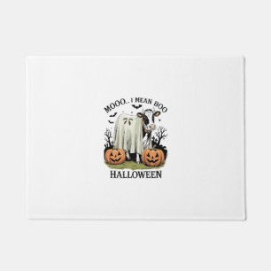 ヴィンテージ ハロウィン 農場の牛 ドアマット
