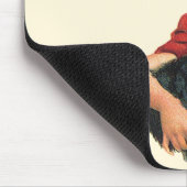 ヴィンテージ ハロウィン, 黒猫の少女魔女 マウスパッド (コーナー)