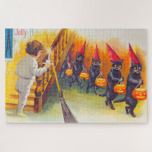 ヴィンテージ ハロウィン 黒猫