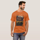 ヴィンテージ ハロウィン VHS、レトロ ホラー 怖い季節 Tシャツ (正面フル)