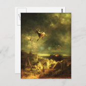 ヴィンテージ – ハロウィーン、ウィッチズライド – Spitzweg ポストカード (正面/裏面)