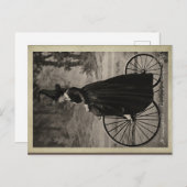 ヴィンテージ·ハロウィーン·ウィッチ ポストカード (正面/裏面)