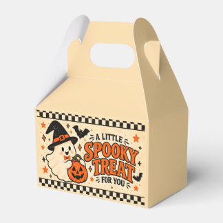 ヴィンテージ ハロウィーン スプーキー トリート サプライズバッグ | かわいいお化け フェイバーボックス