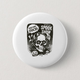 ヴィンテージ・ハロウィーン・スプーク・ショー 缶バッジ