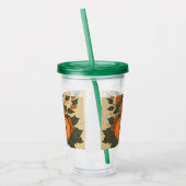 ヴィンテージ/ハロウィーン/秋/カボチャ アクリルタンブラー (左)