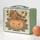 ヴィンテージ/ハロウィーン/秋/カボチャ メタルランチボックス (インサイチュ)